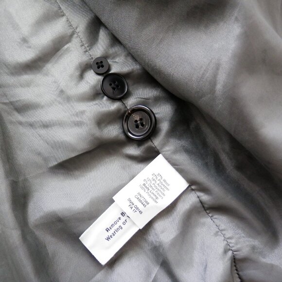 Madewell || Gray Herringbone Blazer Jacket - Picture 10 of 12